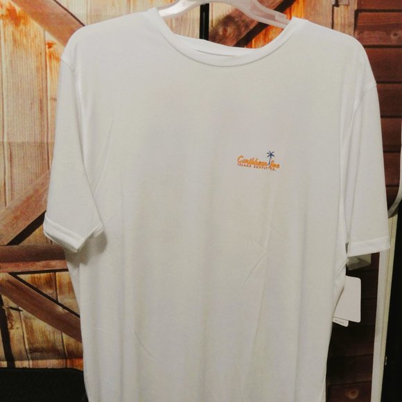 Caribbean Joe Beer in mind island time T NWT~2xl~UPF protection~quick dry - Picture 2 of 5
